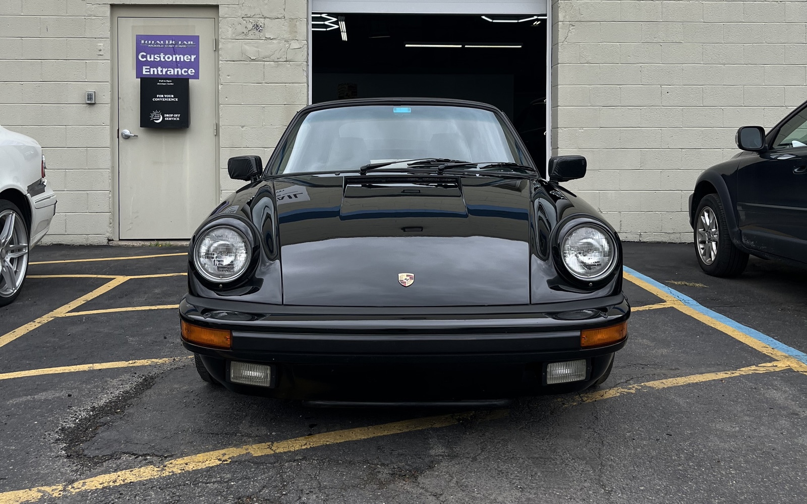 Porsche exterior detailing