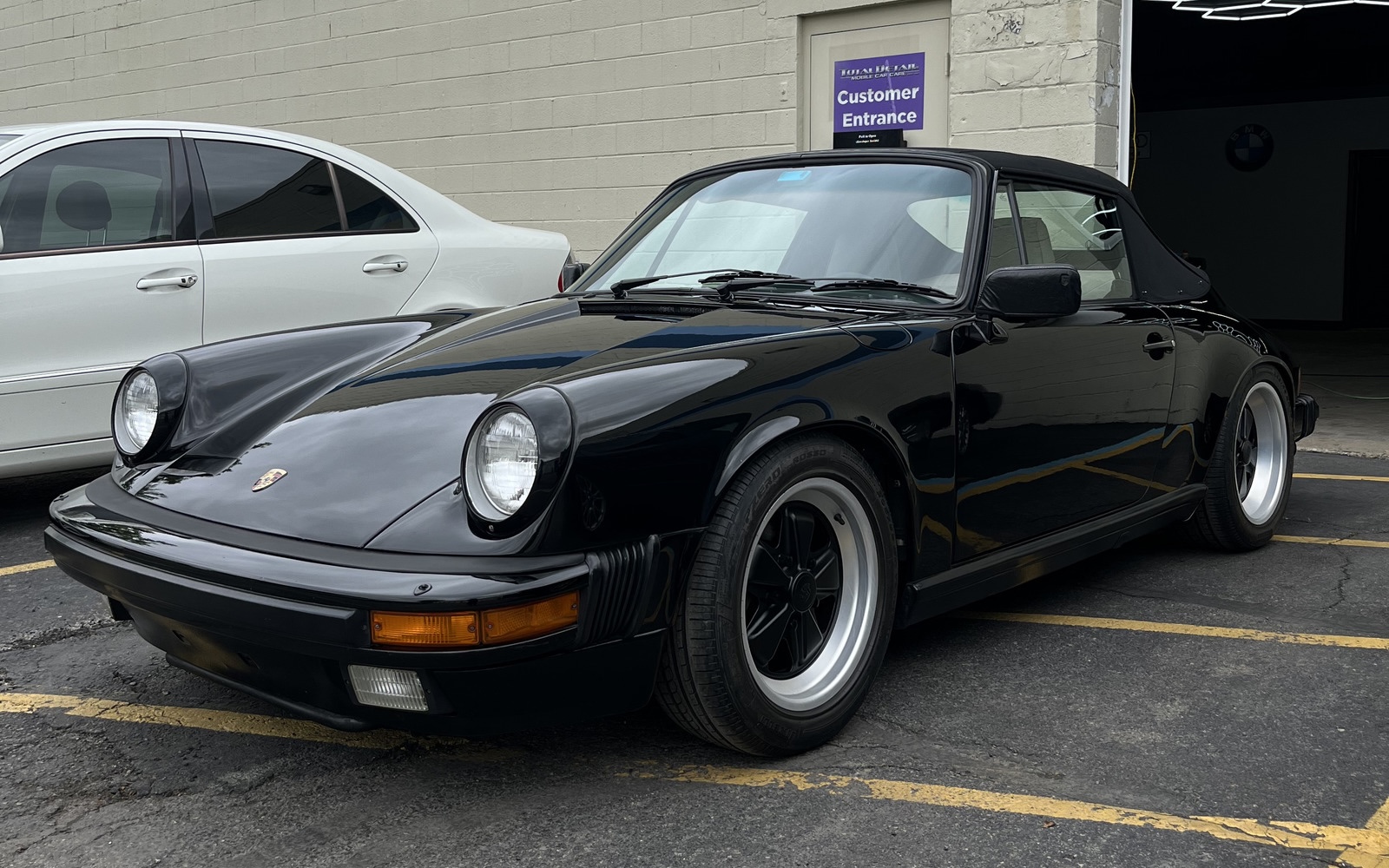 Porsche exterior wash and wax