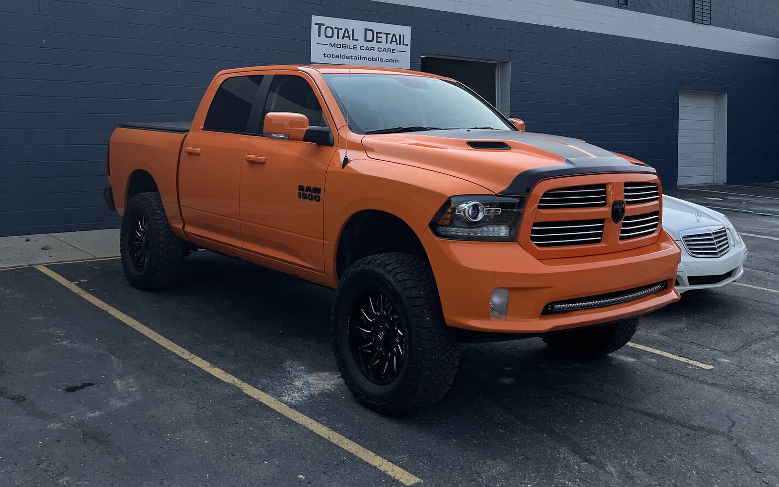 ceramic coating on a RAM 1500